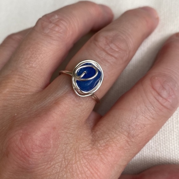 Blue Chalcedony Ring - Picture 3 of 3